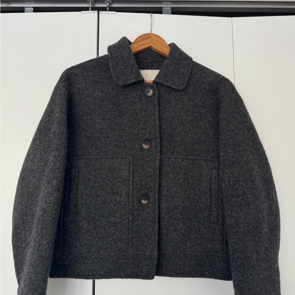 Vanessa Bruno Charcoal Pea Coat